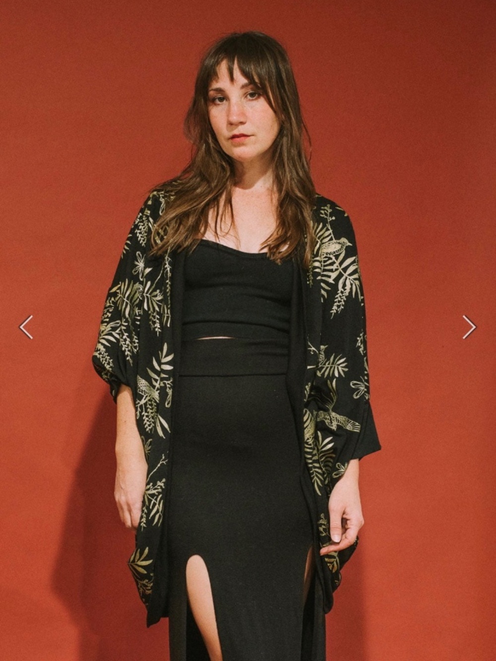 Simka Sol DARK NIGHTINGALE COCOON ROBE S/M